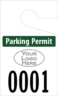 Custom Parking Tag Designs – 5” x 3”