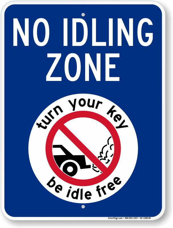 State by State No Idling Signs