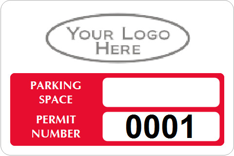 Windshield Parking Stickers - Rectangle Designs